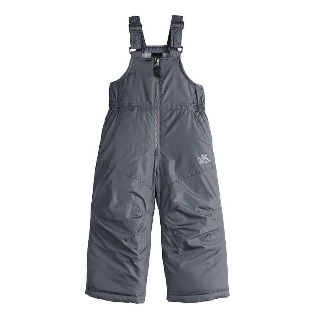 Toddler ZeroXposur Bib Overall Snowpants, Size: 12 - 18 Months, Grey